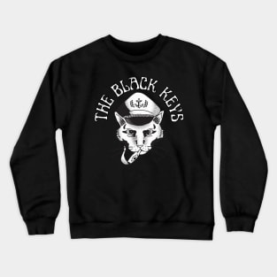 the black keys cat design Crewneck Sweatshirt